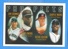 1996 Topps #425 Richie Sexson/Daryle Ward/Billy Owens/Jim Bonnici Prospects