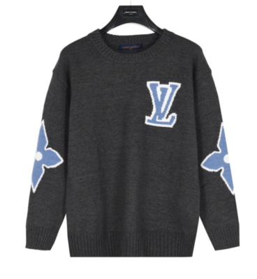 LOUIS VUITTON モヘアニット M ネイビー LOUIS VUITTON Chunky Wool Blend Pullover For Men Size M | eBay