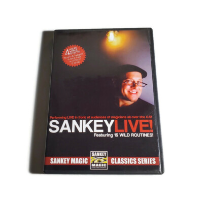 Magic Tricks DVD - Sankey Live - Jay Sankey - Magic & Mentalism - Magician