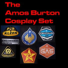 The Expanse Cosplay Amos Burton Cosplay Embroidered Patch Pack