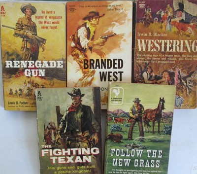 1955/61 Bantam Avon Signet Western Lot of 5 paperbacks VGN/VG- Lehman ...