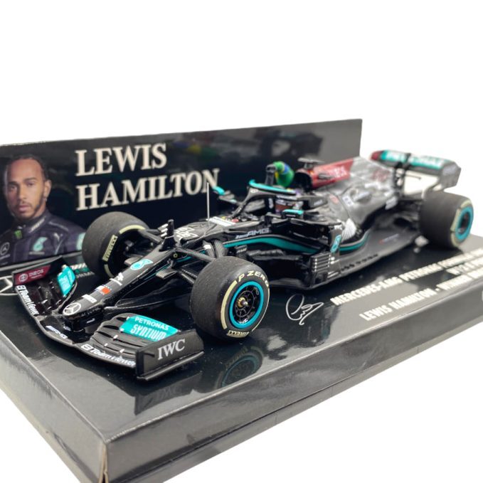 Modellino F1 Minichamps 1/43 Mercedes AMG F1 Team W12 E-Performance Winner Br...