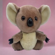 R. Dakin 1976 Vintage Koala Bear Plush Stuffed Animal 10" Tan Doll Toy