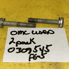OMC Evinrude 309545 Screw W/ Lock Washer O.E.M. 2 pack fresh water usage f6-5