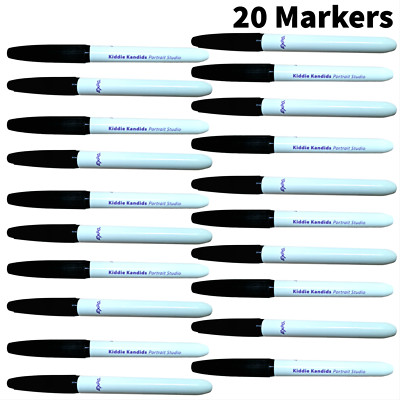 Expo Black Markers - Promotional Marker Product - Brand New,  Bulk 20 Markers