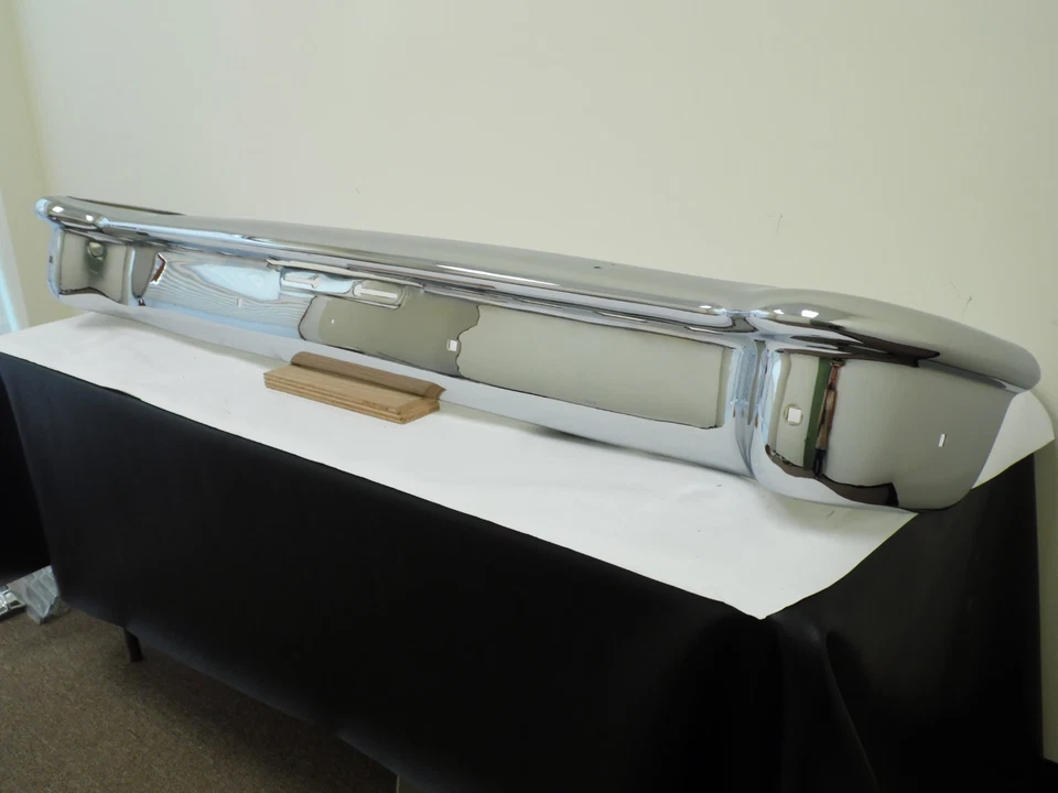 1956 Buick Roadmaster Rear Bumper *Original Triple Plated - Image 2 of 4