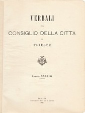 Libro antico: VERBALI DEL CONSIGLIO DELLA CITTA' DI TRIESTE 1899