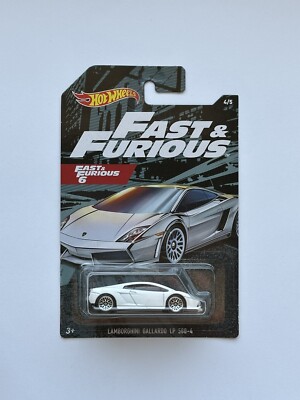 Hot Wheels Lamborghini Gallardo White Fast And Furious 6 4/5