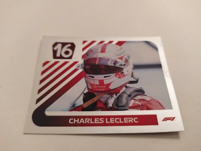 2021 TOPPS F1 OFFICIAL STICKERS CHROME LECLER n 132 NEW NEVER ATTACHED