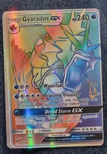 Pokemon Karte- Guarados GX 112/111, Dread Strom GX, Rainbow