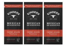 Kinder's Mexican Carne Asada Seasoning Mix 3 Pack