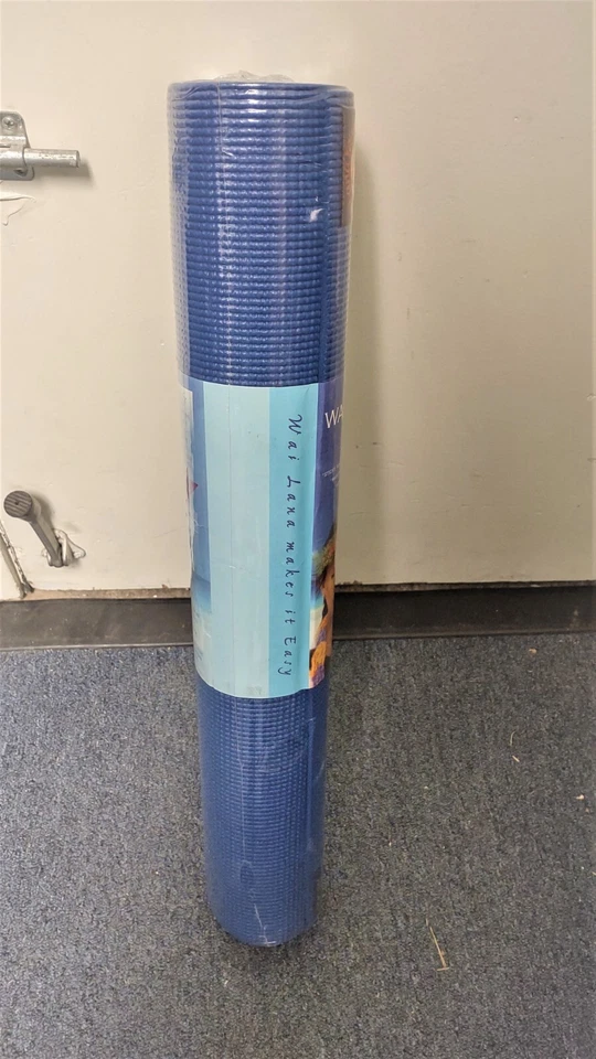 Wai Lana Blue Yoga Pilates Mat NEW Factory Sealed 24" x 68" - Image 4 of 4