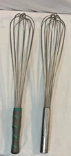 Vollrath 18" Stainless Steel Restaurant Whisk (set of 2) 47094, 47018
