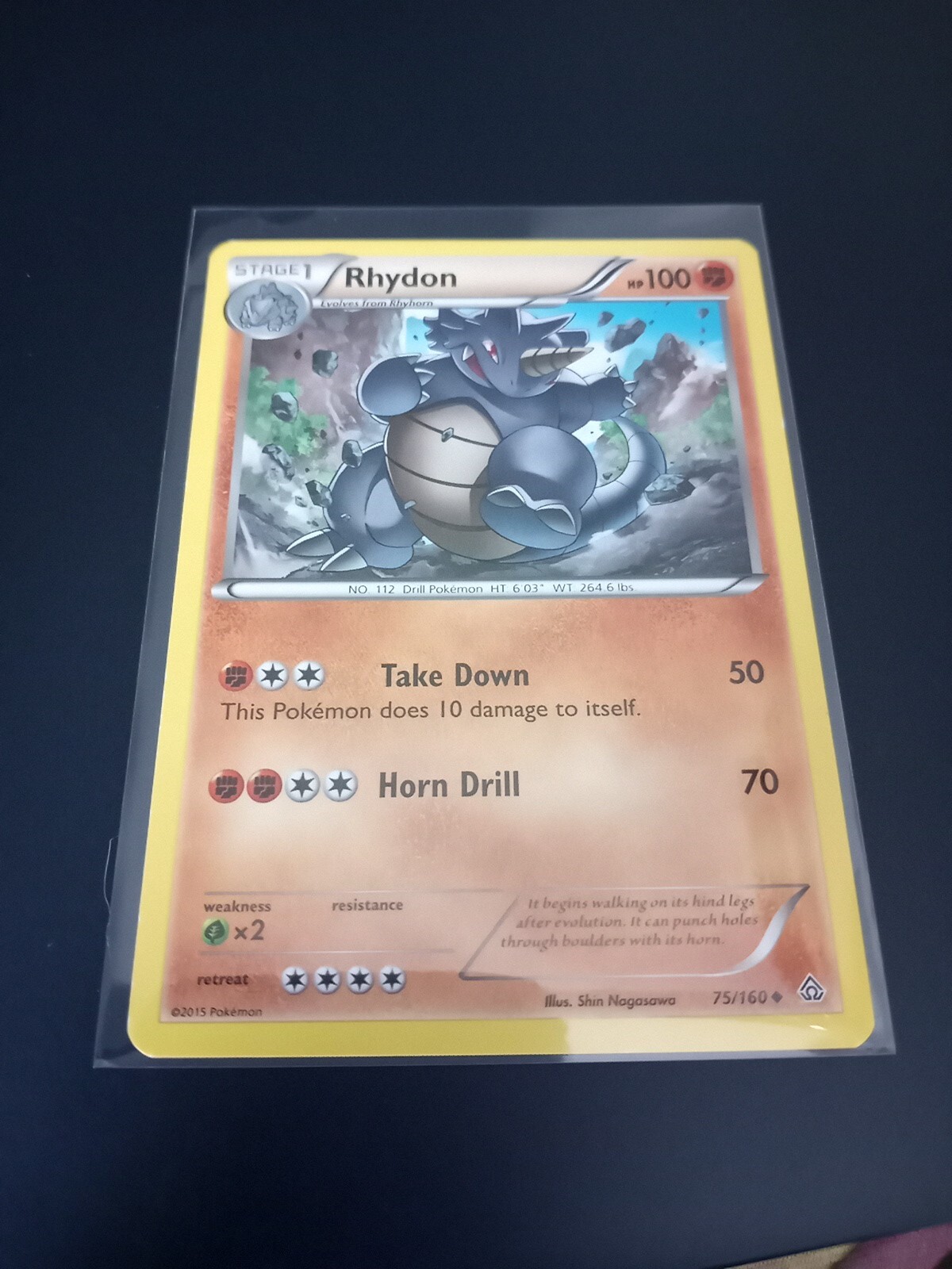 Pokémon TCG Rhydon Primal Clash 75/160 Regular Uncommon | eBay