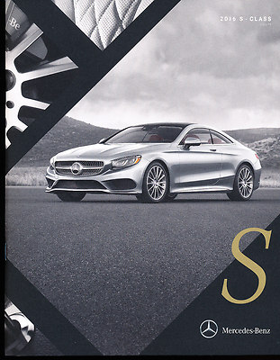 2016 Mercedes Benz S-Class Coupe 32-page Car Brochure Catalog