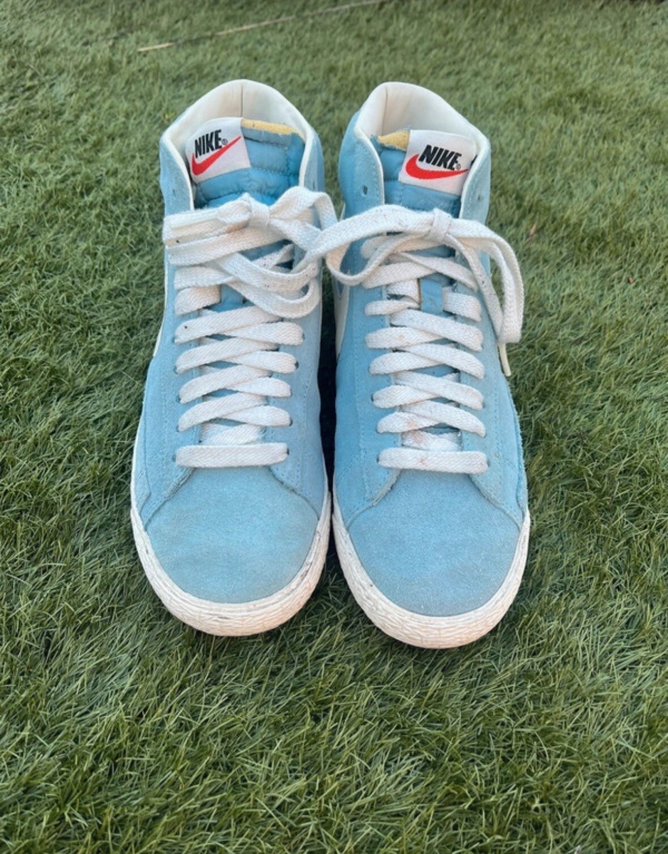 baby blue nike blazers