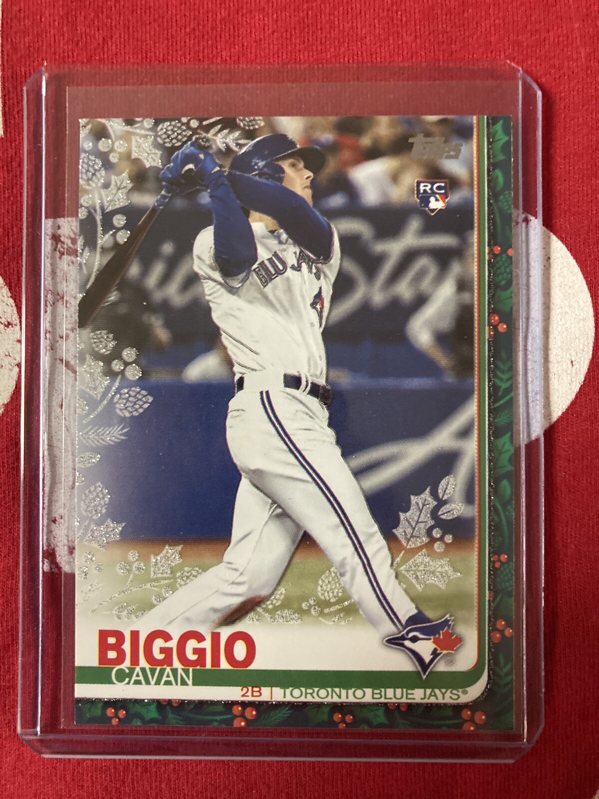 2019 Topps Holiday Cavan Biggio METALLIC Snowflake RC Rookie mint  Blue Jays