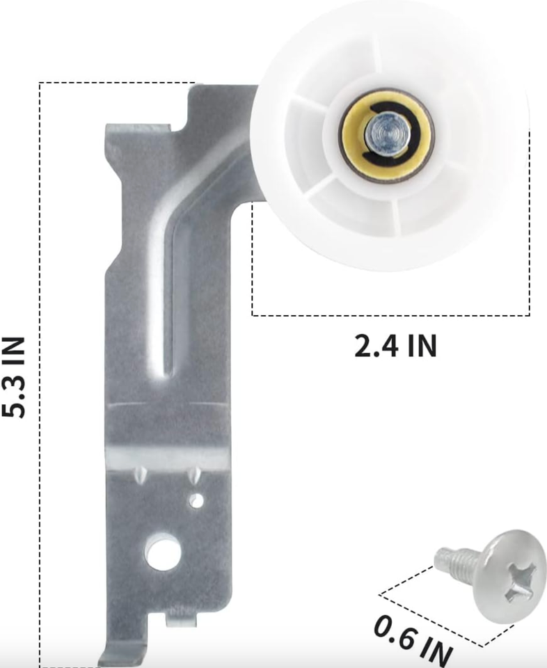 Samsung DV45K6500EV/A3 DV45K7600EW/A3 DV48H7400EW/A2 Dryer Roller