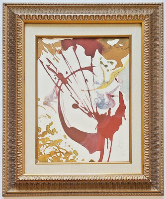 Salvador Dali Signed Lithograph In Principio Creavit Deus Caelum et Terram COA