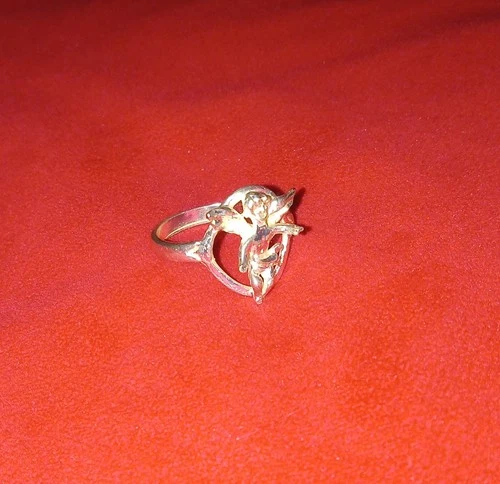 Silver 925 Angel Design Ring