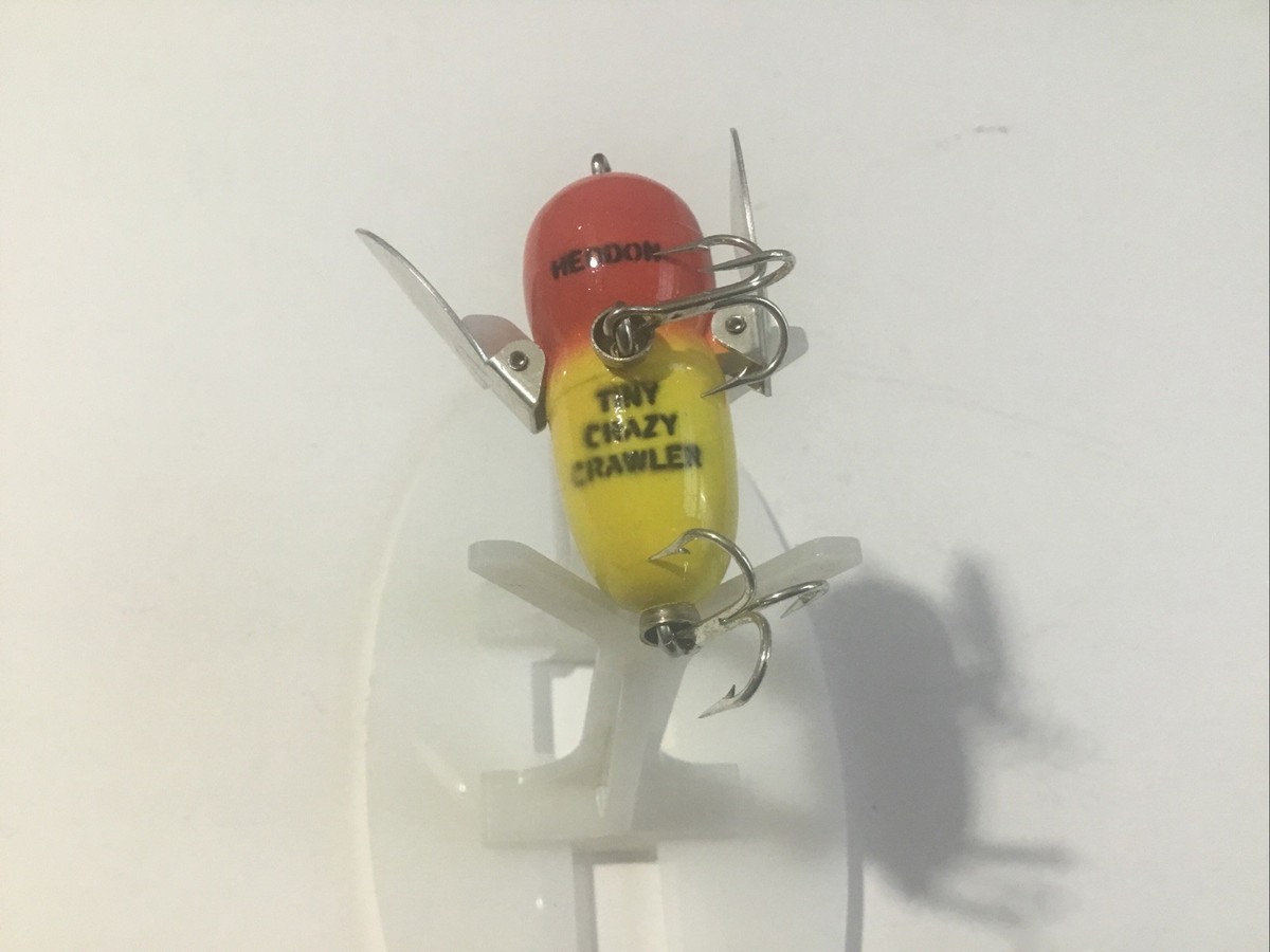 Heddon Crazy Crawler Wild Action Topwater Leurre de pêche Bullfrog, Tiny Crazy Crawler (1/4 oz