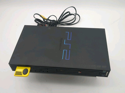 Sony PlayStation 2 PS2 Fat Console SCPH-30001 Tested & Works (HDD + Wires) W/ MC