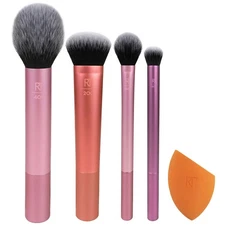 REAL-TECHNIQUES Everyday Essentials Makeup Synthetic Bristles Brush Set