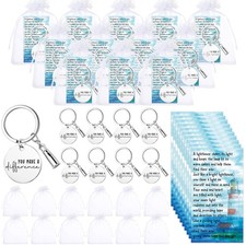 Positive Keychains Gift Bulk, Thank You Key Chains for Team Employee Coworker...