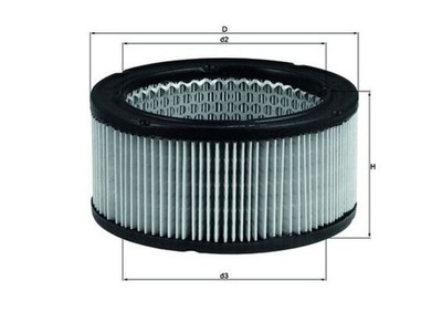 Luftfilter MAHLE LX 213 Filtereinsatz für SAAB FORD PORSCHE 12M P4 96 TAUNUS 912