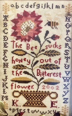 Vintage Birds of a Feather  Bitter Flower Sampler  OOP! RARE! NEW!