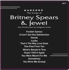 BRITNEY SPEARS KARAOKE CDG BACKSTAGE DISC cd g music songs teen pop .