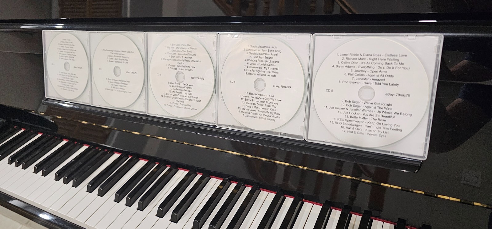 Yamaha Disklavier CDs feat ADELE - QUEEN - GUNS & ROSES - JOHN LEGEND - RIHANNA