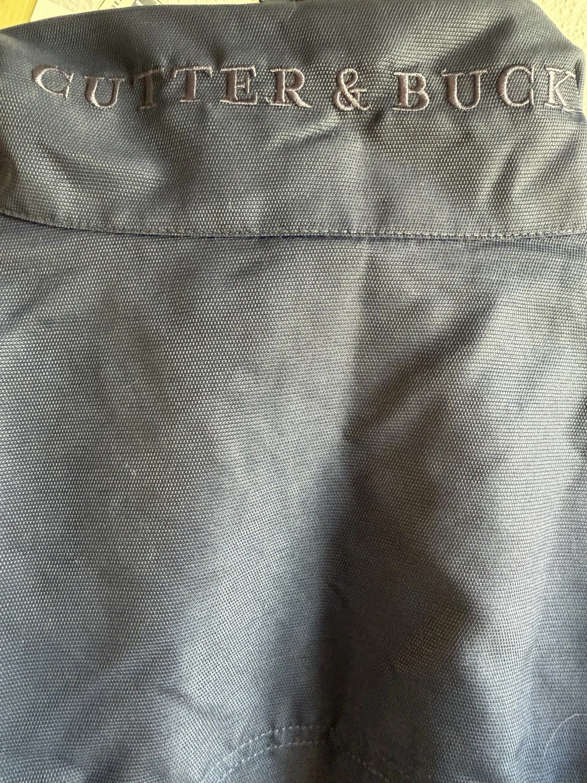 NWT Cutter & Buck Four in One Mens XL Navy Fleece Lined 4 In One Zip Snap Jacket image 9