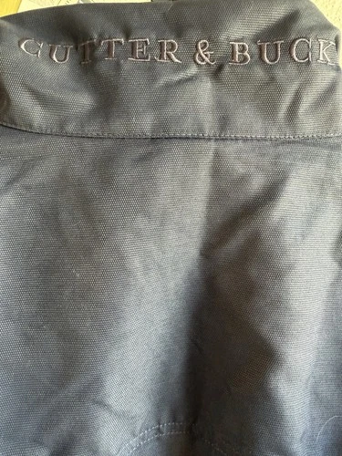 NWT Cutter & Buck Four in One Mens XL Navy Fleece Lined 4 In One Zip Snap Jacket image 9