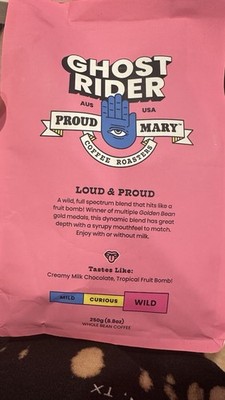 Coffee Beans Proud Mary Roasters Ghost Rider Bag 8.8oz 250g Wild/ Bold/Strong