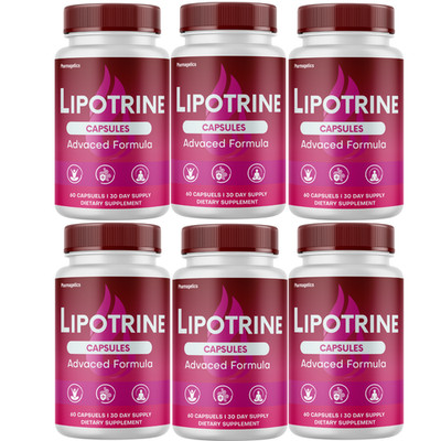 Lipotrine Capsules Advanced Supplement Lipo Trine (6 Bottles)