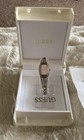 GUESS Hourglass Steel Crystal Pink Dial Ladies Quartz Watch Beautiful Condition — photo 1