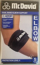 McDavid 489R Dual Band Elbow Support Black / Size S