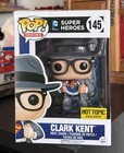 Funko Pop! Heroes: CLARK KENT #145 DC Super Heroes Hot Topic Exclusive