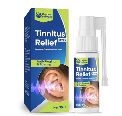 Tinnitus Relief Spray Organic Formula 30ml Anti-Ringing & Buzzing New Sealed Box