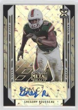2021 Leaf Metal Draft Black Marble 14/15 Greg Rousseau Gregory #BA-GR1 Auto 0pm3