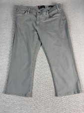 34 Heritage Jeans Mens 40x26* Gray Charisma Straight Stretch Turkey Denim Pants