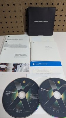 Apple Mac OS X Server X 10.5 Leapord- Unlimited Client Disc And Keys OEM 