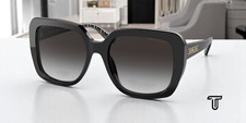 MICHAEL KORS Manhasset MK2140 30058G Black Grey Grad 55 mm Women's Sunglasses
