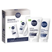 Nivea Men Sensitive Gesichtspflege Set Waschgel 100 Ml + Gesichtscreme 50 Ml