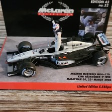 Minichamps 1:43 McLaren Mercedes MP4-17D Kimi Raikkonen 2003 Ltd Ed w/ Case