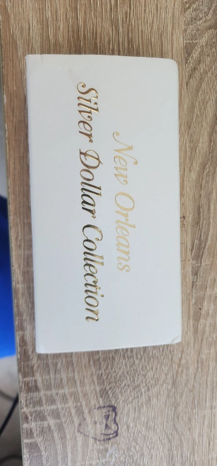 1883 1884 1885 O Morgan Silver Dollar New Orleans Set BU Unc Rainbow Toning - Image 2 of 2