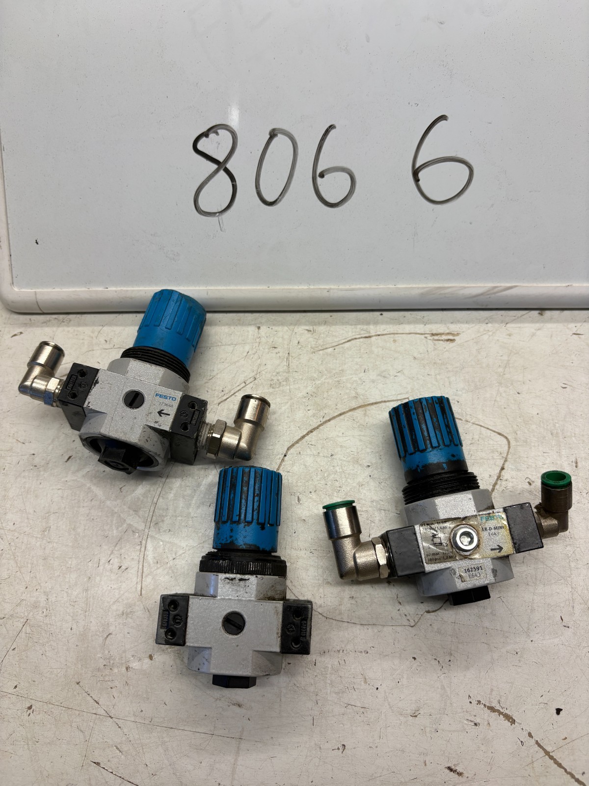 3 Pack - Festo LR-D-MINI Pneumatic Pressure Regulator 162591 M3