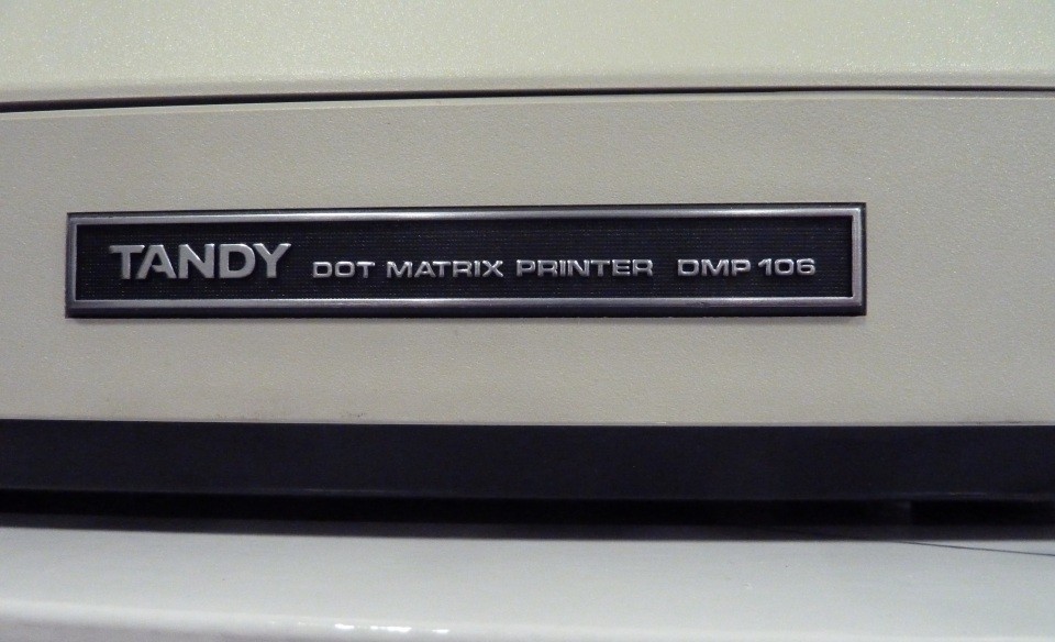 Tandy DMP-106 (DMP106) Dot Matrix Printer (Radio Shack 26-2802) IBM ...