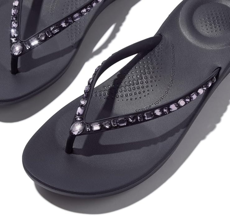Chanclas ergonómicas Fitflop para mujer Iqushion multicristal talla 6